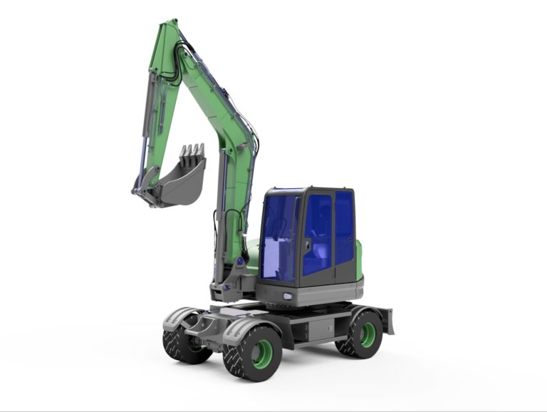 electric-8-ton-wheeled-excavator